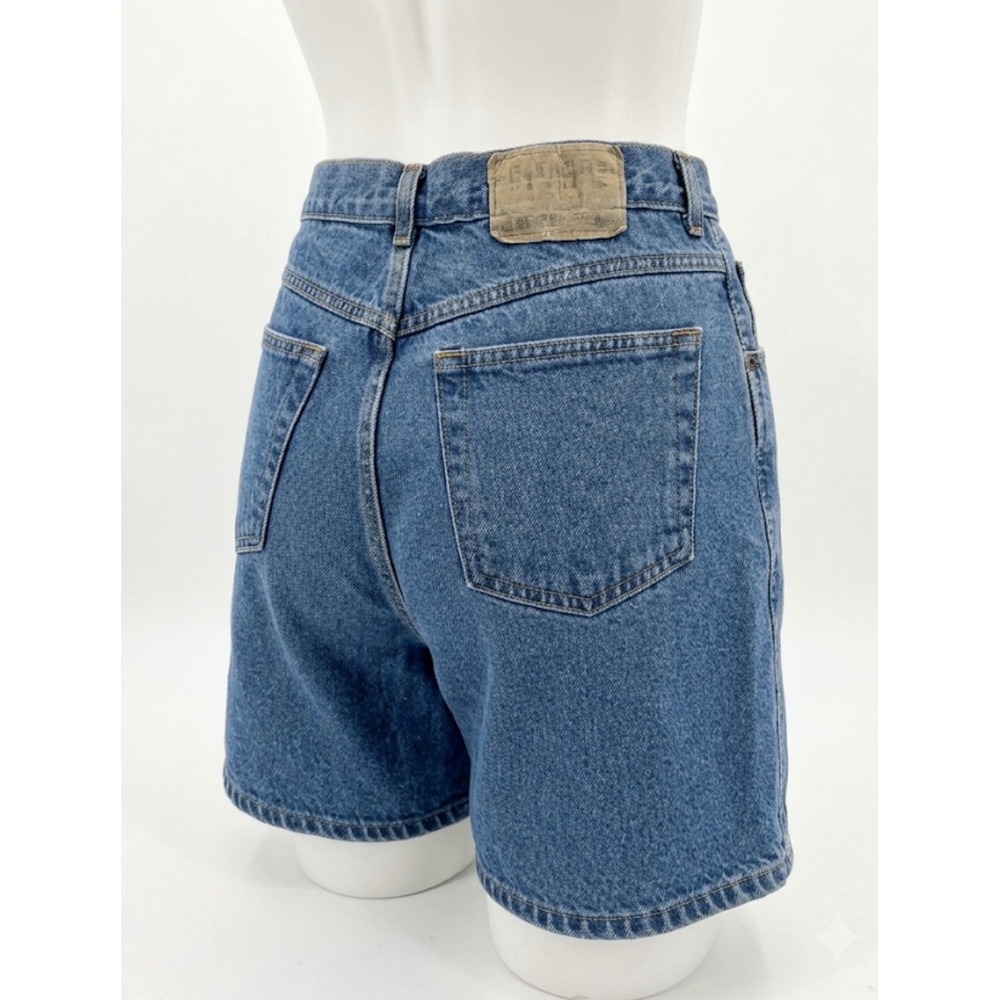 Vtg Gitano Mom Shorts Womens Size 12 Blue Denim High Waisted 90s Cotton Retro